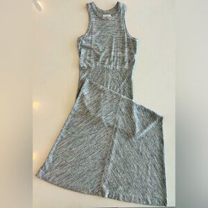 Lou & Grey Heathered Gray Knit Maxi Dress